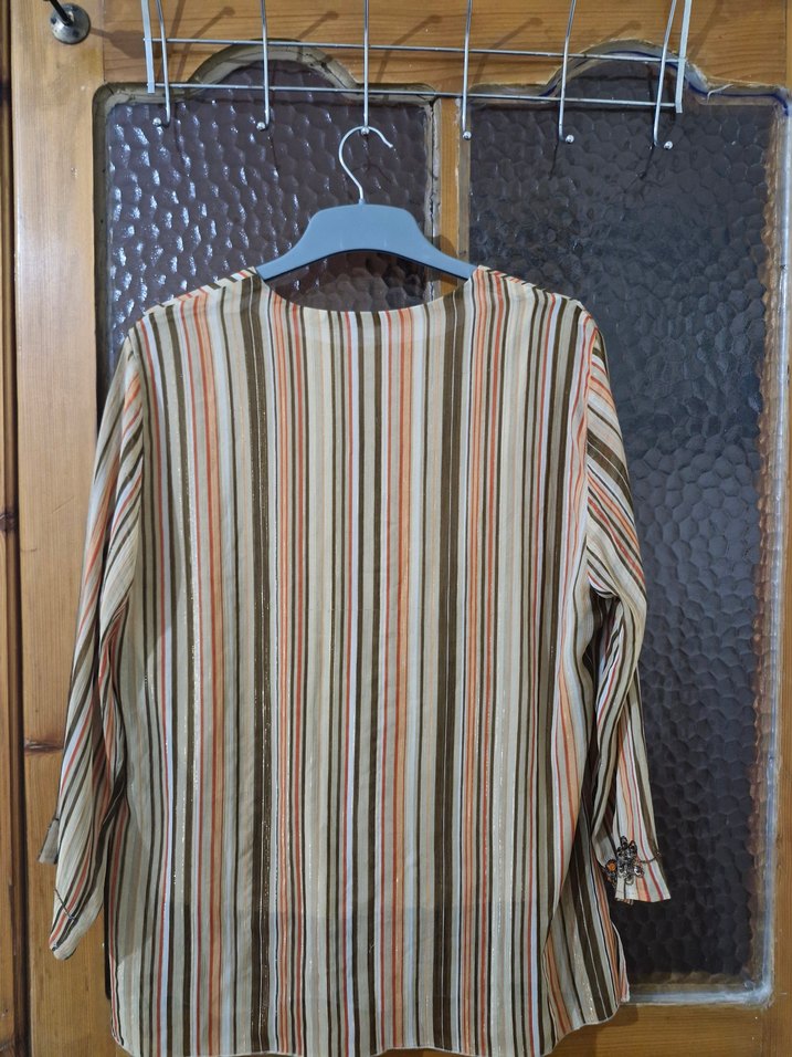 Nakışlı Bohem Kadın Bluz - Görsel 4