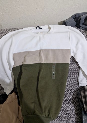 Renkli Sweatshirt Erkek - Görsel 4