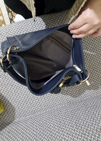 Kadın lacivert kol çanta - Görsel 2