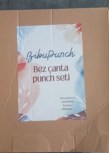 Bej Bez Çanta Punch Seti