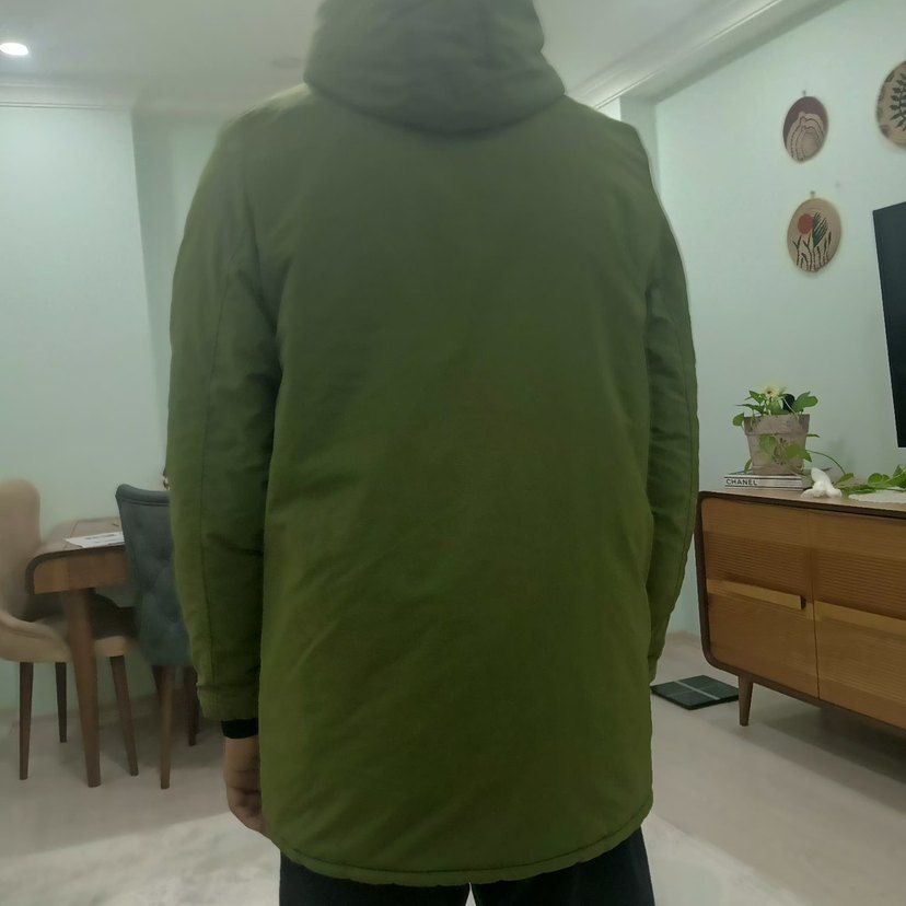 Haki Erkek Günlük Mont - Görsel 2