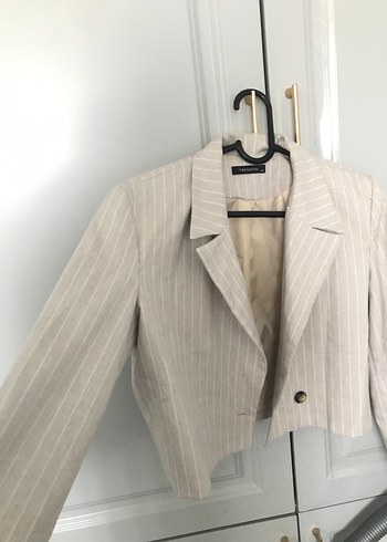 Kısa Blazer Ceket - Görsel 6