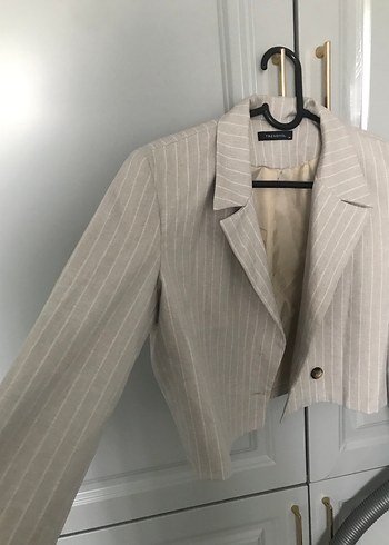 Kısa Blazer Ceket - Görsel 5