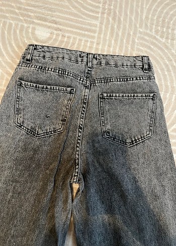 Gri Kadın Kot Pantolon - Görsel 6