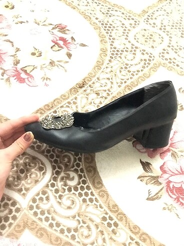 38 Beden siyah Renk Topuklu ayakkabı