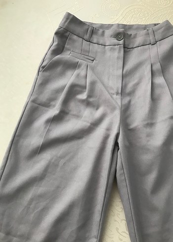 Gri Kumaş Pantolon - Görsel 11