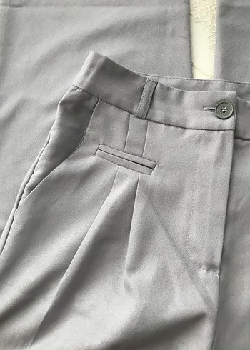 Gri Kumaş Pantolon - Görsel 9