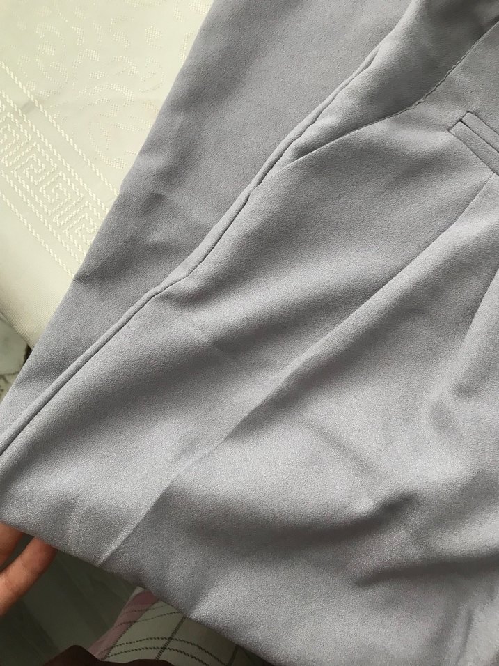 Gri Kumaş Pantolon - Görsel 4