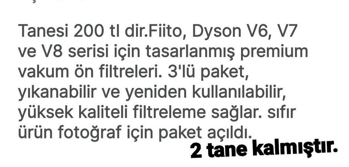 Fiito Dyson Uyumlu 3'lü Filtre Paketi - Görsel 2