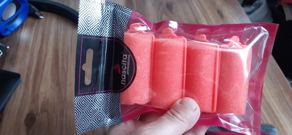 Pembe köpük sünger bigudi Seti - Görsel 3