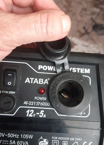 Ataba 230 voltu 12 volta çevirici conventor - Görsel 3