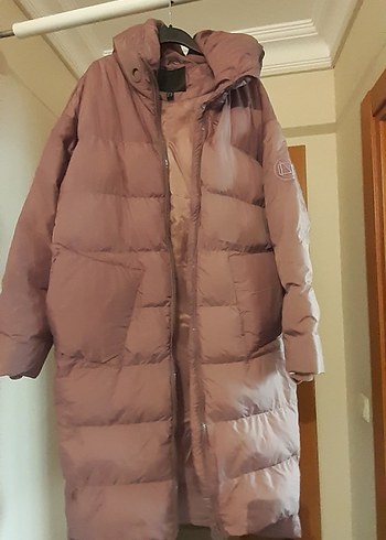 Kadın Bej Uzun Fermuarlı Kaban - Görsel 2