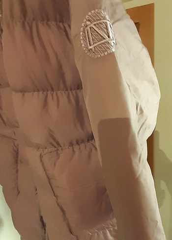 Kadın Bej Uzun Fermuarlı Kaban - Görsel 4