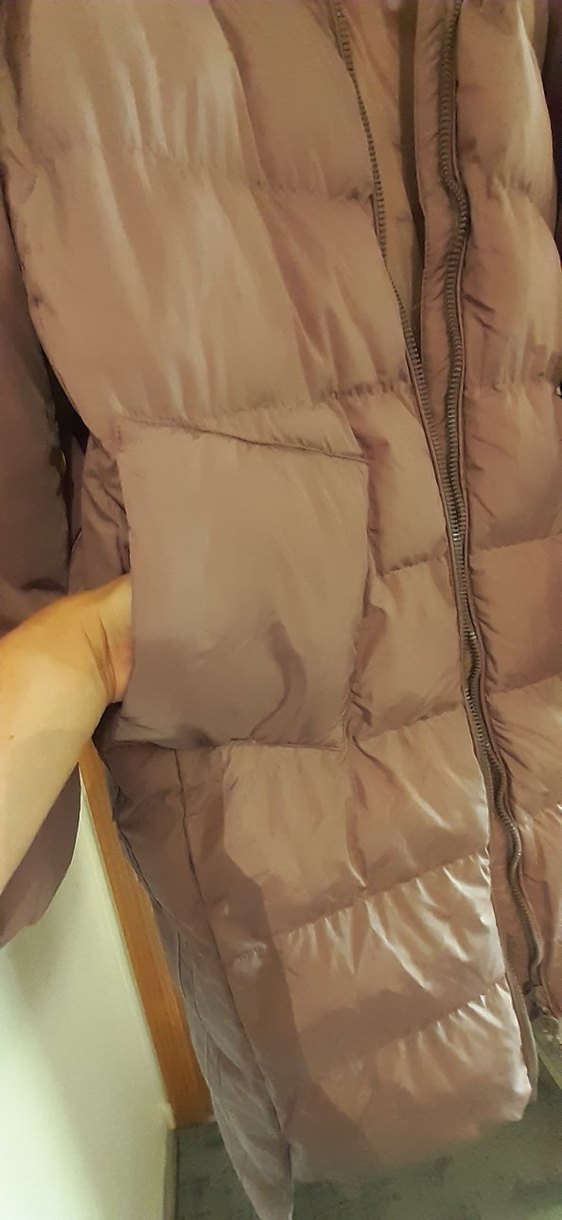 Kadın Bej Uzun Fermuarlı Kaban - Görsel 5