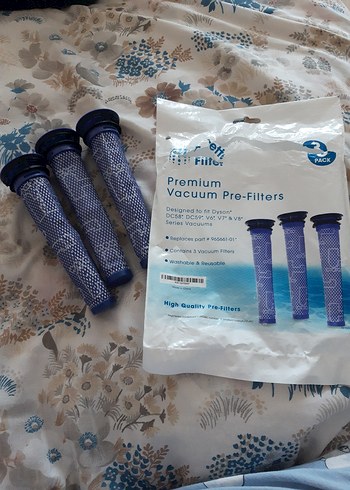 Fiito Premium Vakum Ön Filtresi 3'lü Set