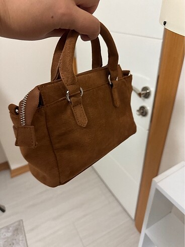 Stradivarius Süet çanta