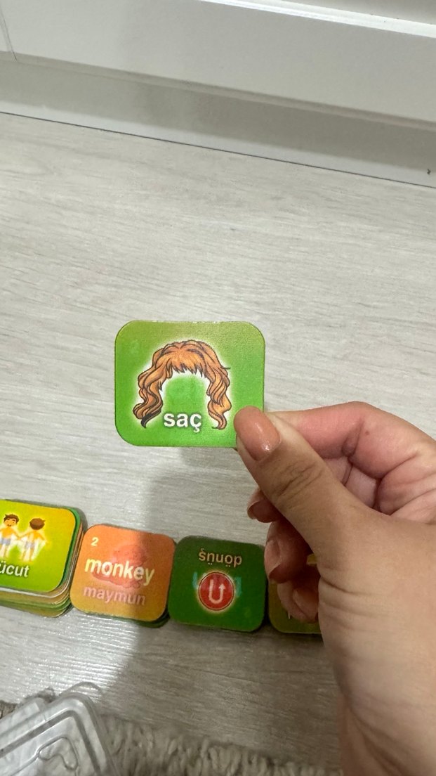 135 Parça hareketli İngilizce Kelime Kartları - Görsel 3