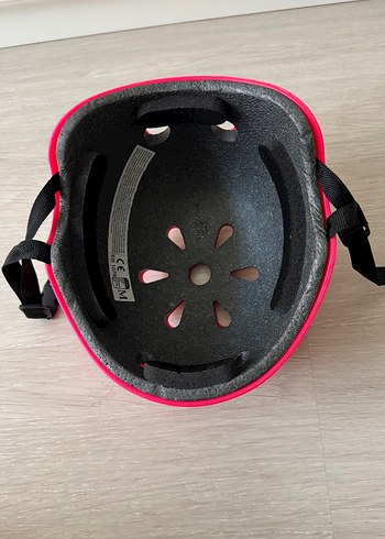 Decatlon Pembe Renkli kız çocuk Kask - Görsel 2