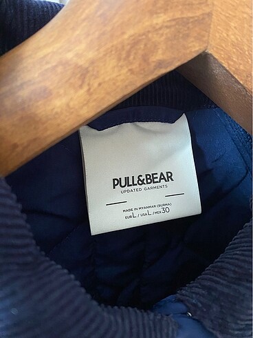 l Beden PULL&BEAR Kapitone Ceket Mont