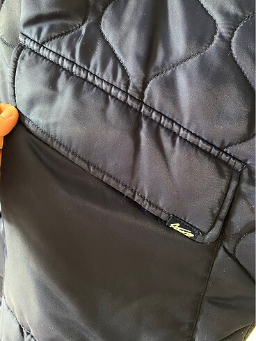 l Beden lacivert Renk PULL&BEAR Kapitone Ceket Mont