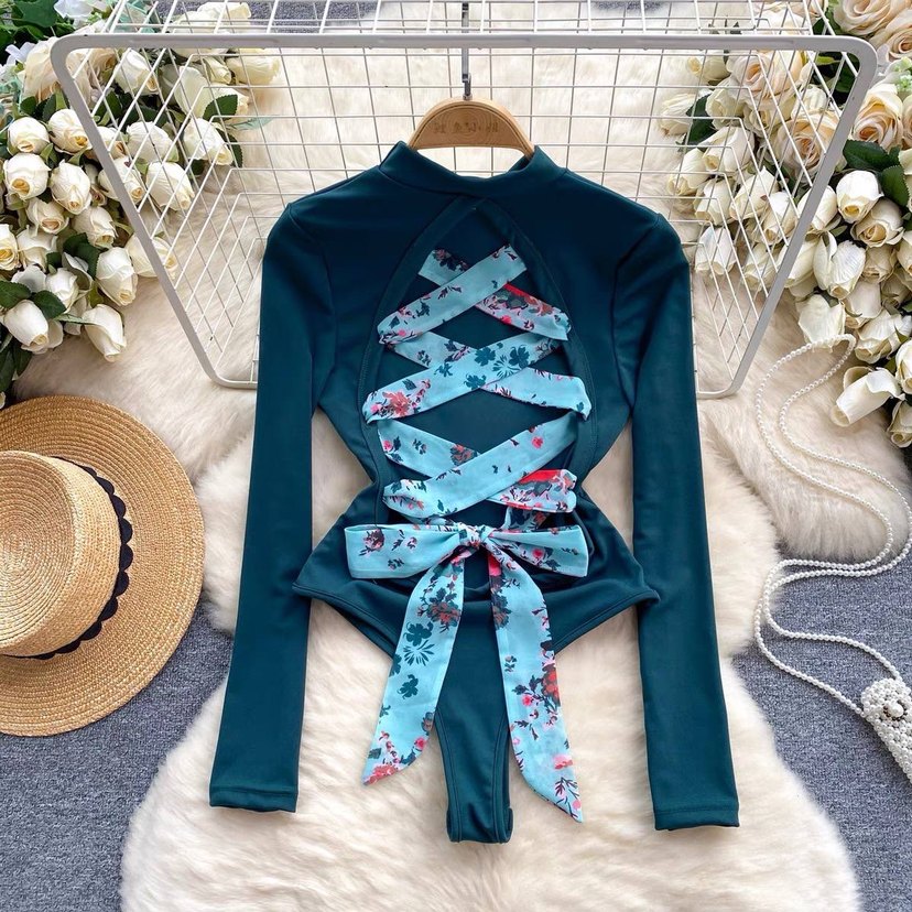 Arkadan bağlamalı bodysuit - Görsel 2