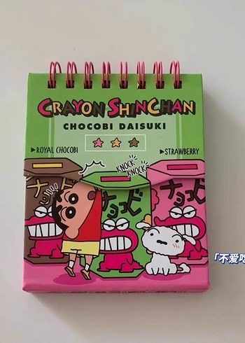 Renkli Crayon Shinchan Spiralli Defterler - Görsel 5