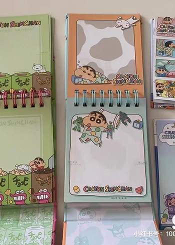 Renkli Crayon Shinchan Spiralli Defterler - Görsel 2