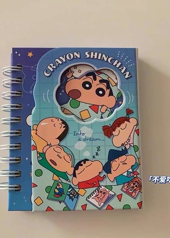 Renkli Crayon Shinchan Spiralli Defterler - Görsel 7