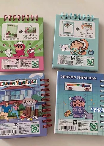 Renkli Crayon Shinchan Spiralli Defterler - Görsel 4