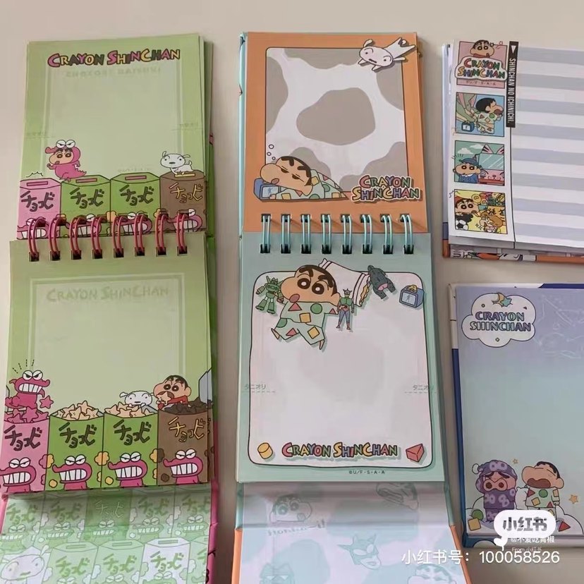 Renkli Crayon Shinchan Spiralli Defterler - Görsel 2