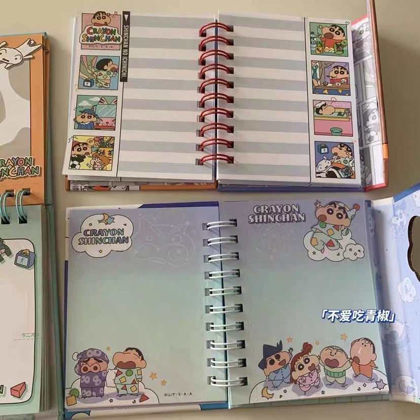 Renkli Crayon Shinchan Spiralli Defterler - Görsel 3