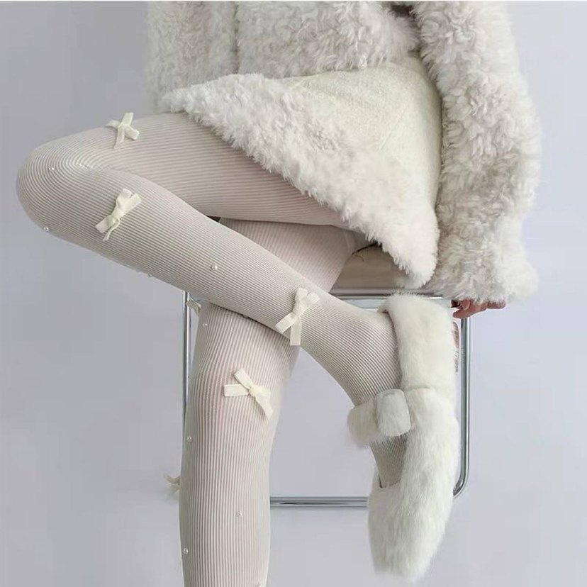 Krem  Kadın külotlu Çorap - Görsel 3