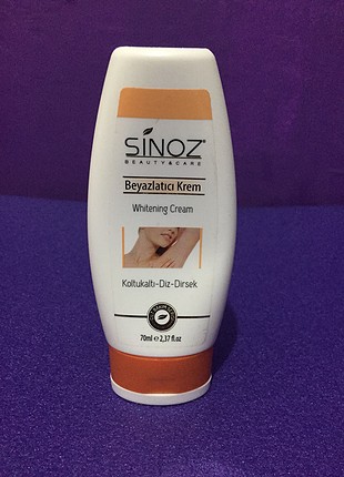 Diğer Sinoz beyazlatıcı krem