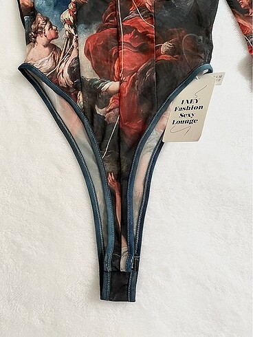 Retro baskı bodysuit - Görsel 6