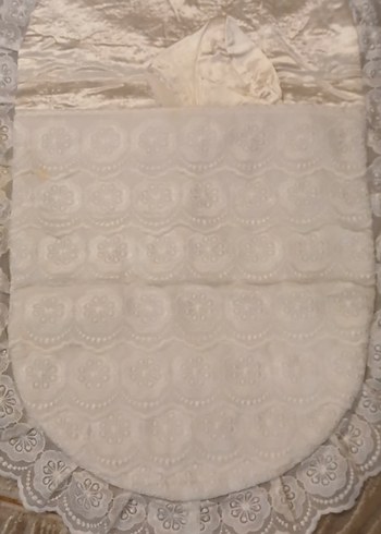 beyaz dantel saten portbebe - Görsel 2