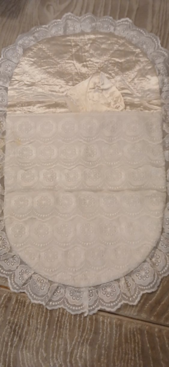 beyaz dantel saten portbebe - Görsel 2