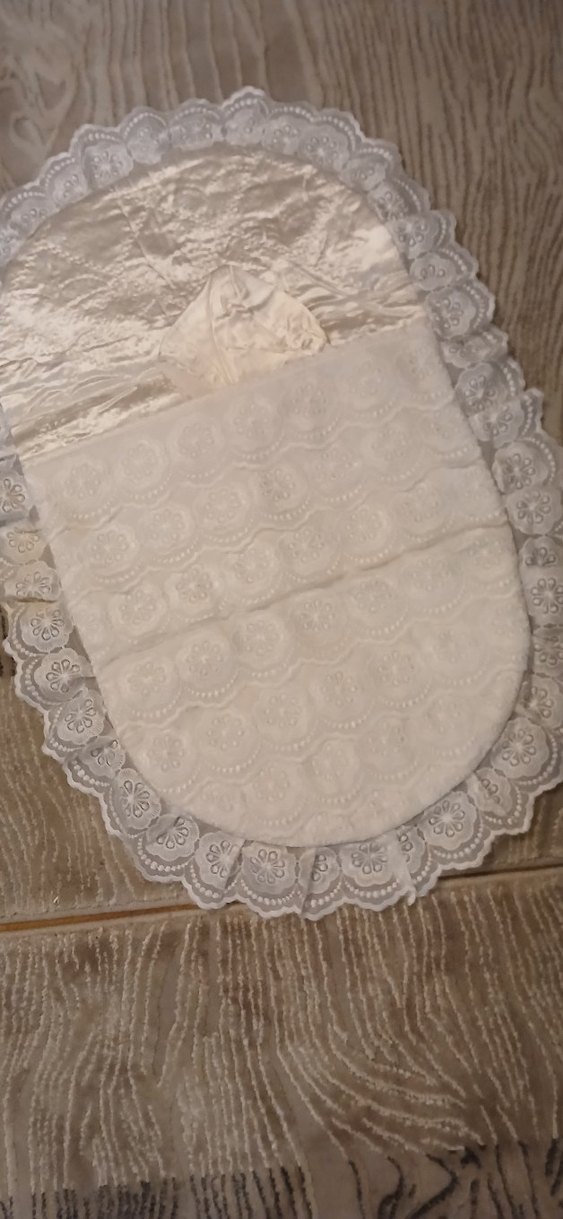 beyaz dantel saten portbebe - Görsel 3