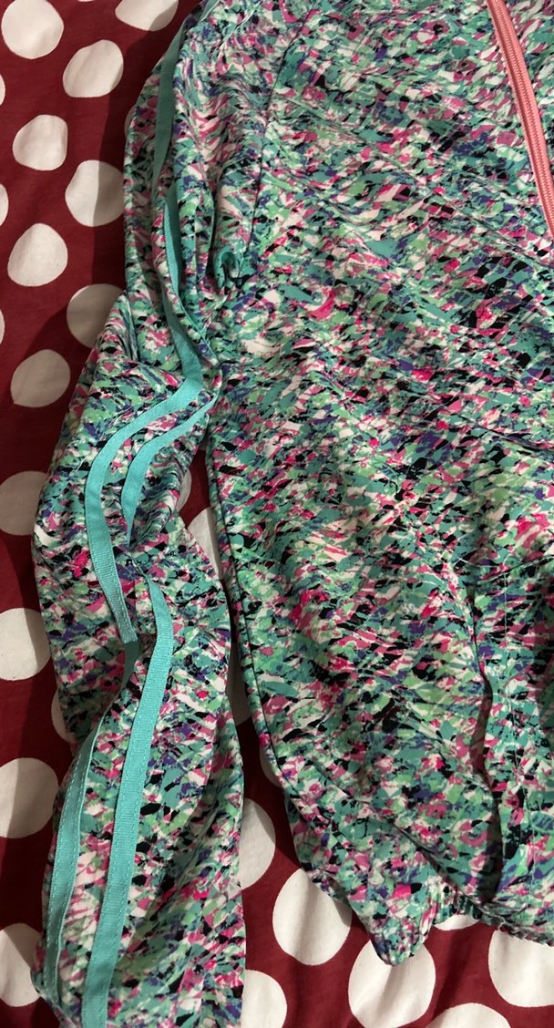 Kapüşonlu Renkli Batik Fermuarlı Ceket - Görsel 2