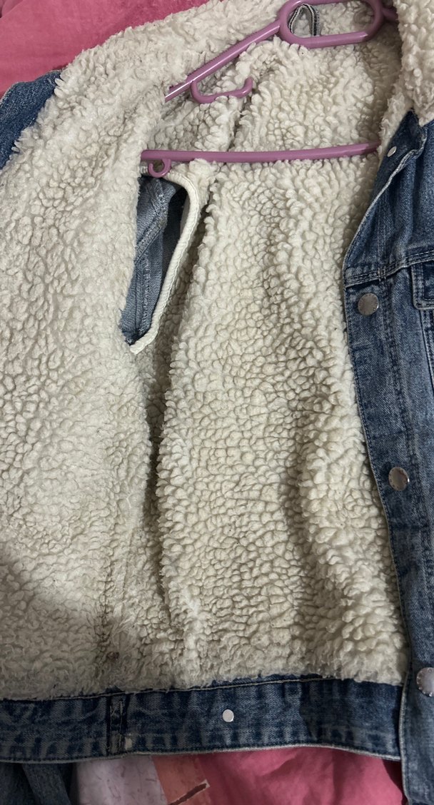 Düğmeli Mavi Kadın Kot Ceket - Görsel 2