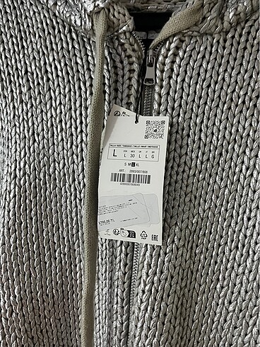 Zara Zara Parlak Sırma Kumaş Ceket