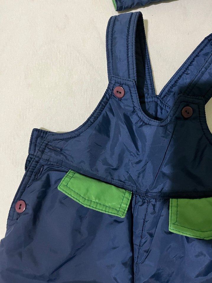 Koyu Mavi Bebek Kayak Tulumu - Görsel 2