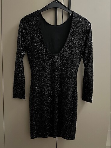 H&M Pul payetli elbise