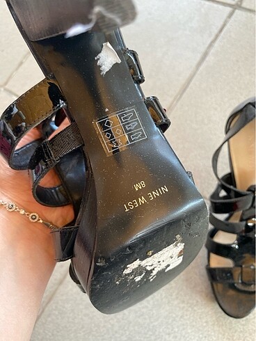 38 Beden siyah Renk Nine West Topuklu Ayakkabı