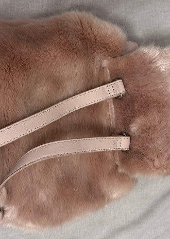 Zara kürk Detaylı Kadın Sırt Çantası - Görsel 3