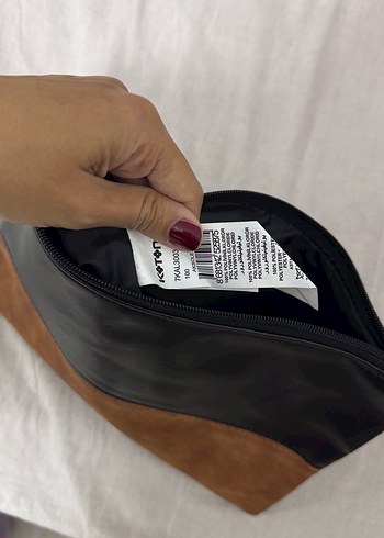 Koton deri Süet Kadın El Çantası - Görsel 3