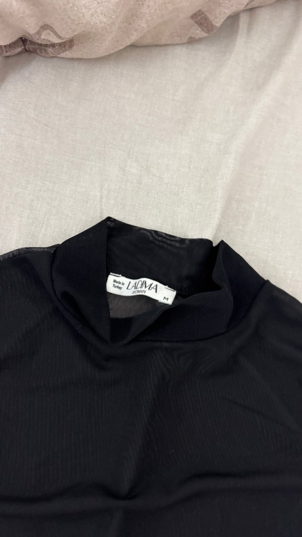 Tül transparan bluz - Görsel 3