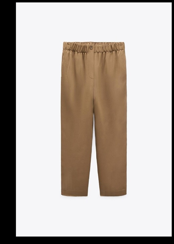 Zara saten gömlek pantolon takım - Görsel 2
