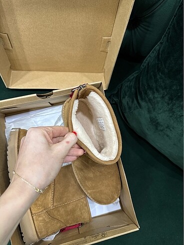 38 Beden kahverengi Renk mini ugg