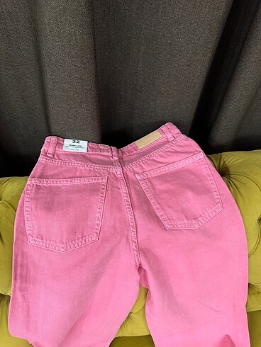 32 Beden pembe Renk mango jean