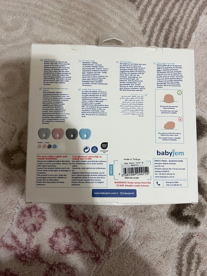 Babyjem Düz Kafa Bebek Yastığı - Görsel 2